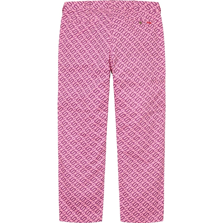 Details on Work Pant Pink Monogram from spring summer 2022 (Price is $128)