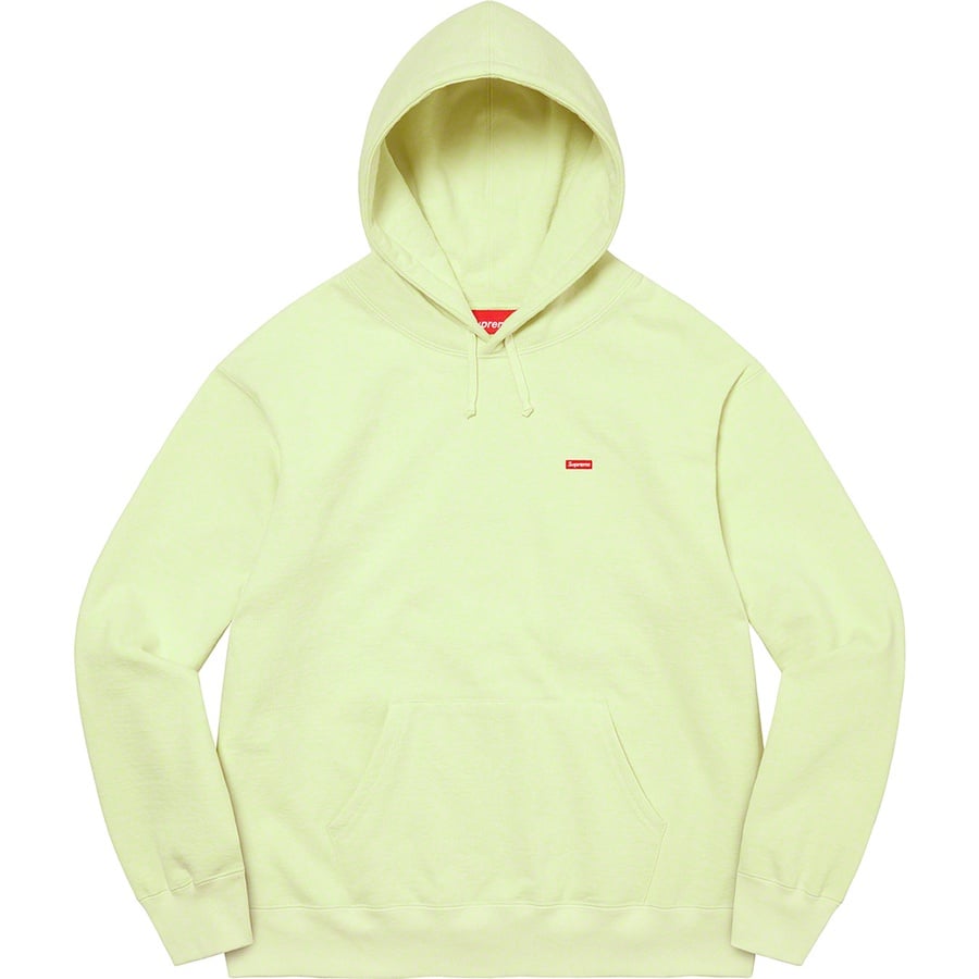 Details on Small Box Hooded Sweatshirt Pale Green from spring summer
                                                    2022 (Price is $148)