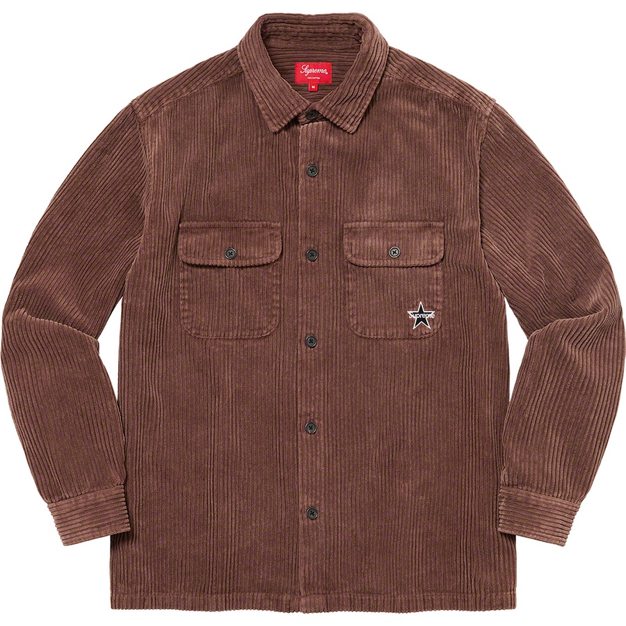 Details on Corduroy Shirt Brown from spring summer 2022 (Price is $138)