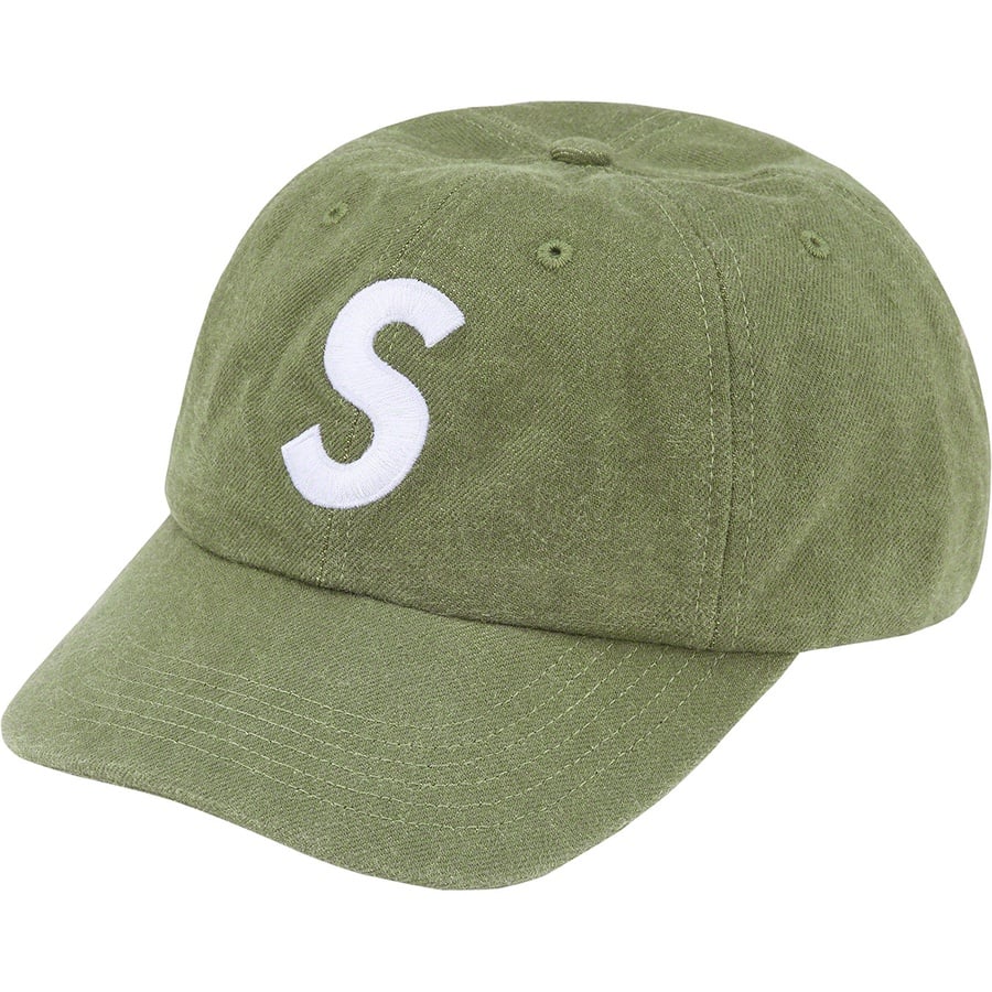 Details on Kevlar™ Denim S Logo 6-Panel Olive from spring summer
                                                    2022 (Price is $54)