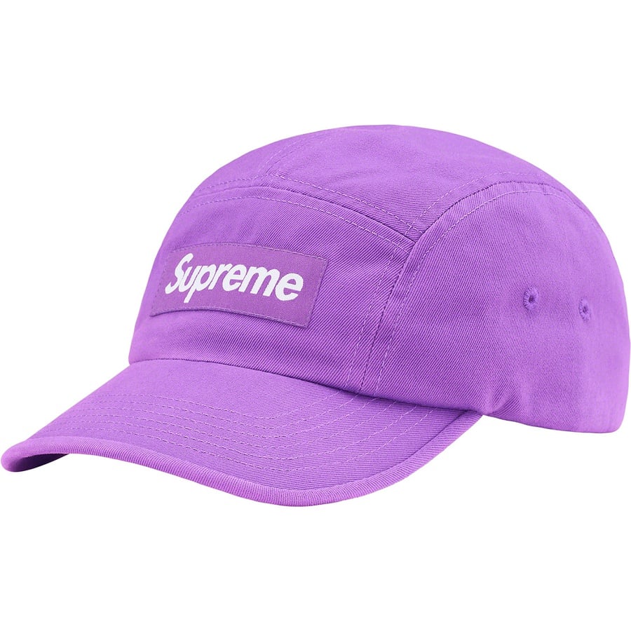 Details on Washed Chino Twill Camp Cap Light Purple from spring summer
                                                    2022 (Price is $48)