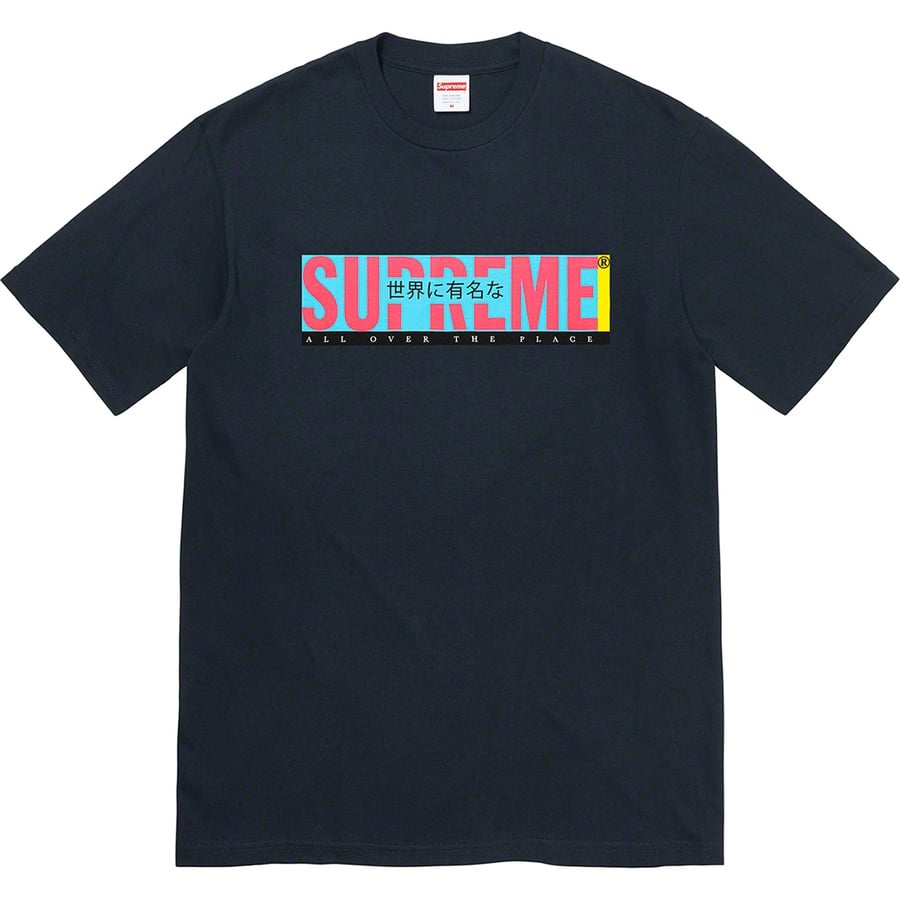 Details on All Over Tee Navy from spring summer
                                                    2022 (Price is $40)