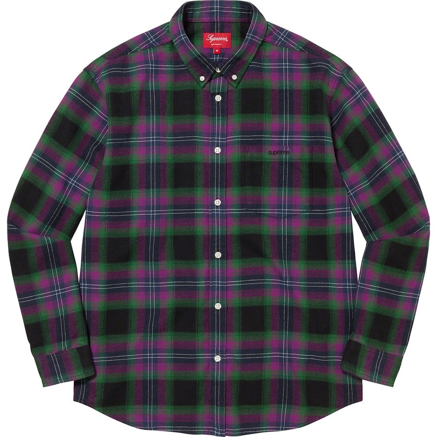 Brushed Plaid Flannel Shirt - spring summer 2022 - Supreme