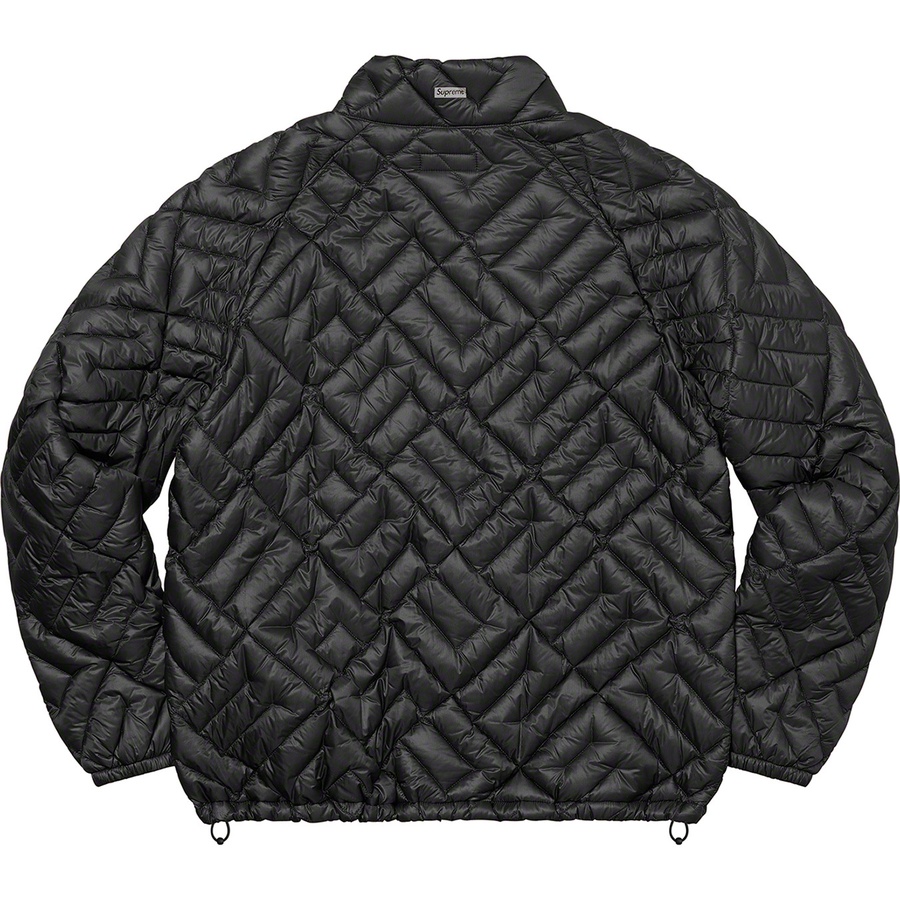 Details on Spellout Quilted Lightweight Down Jacket Black from spring summer
                                                    2022 (Price is $248)