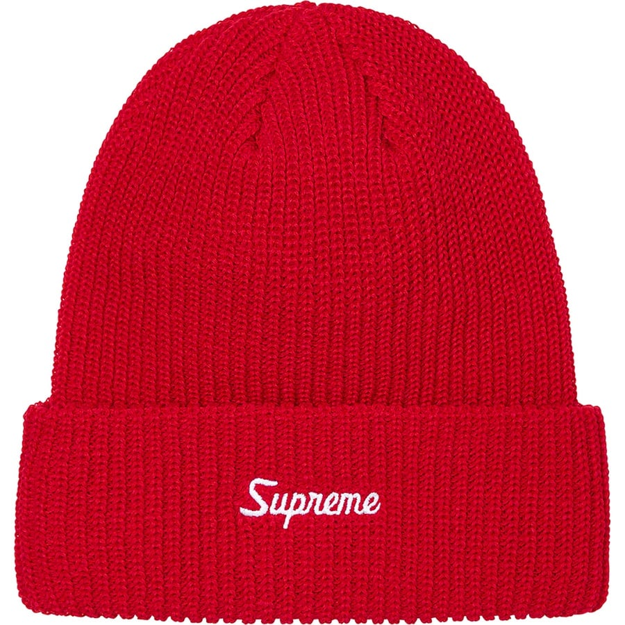 Details on Loose Gauge Beanie Red from spring summer
                                                    2022 (Price is $38)