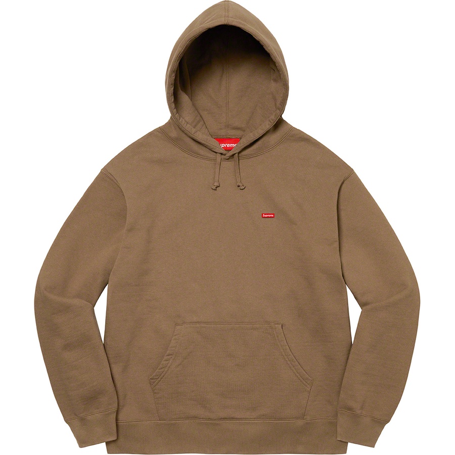 Details on Small Box Hooded Sweatshirt Olive Brown from spring summer
                                                    2022 (Price is $148)