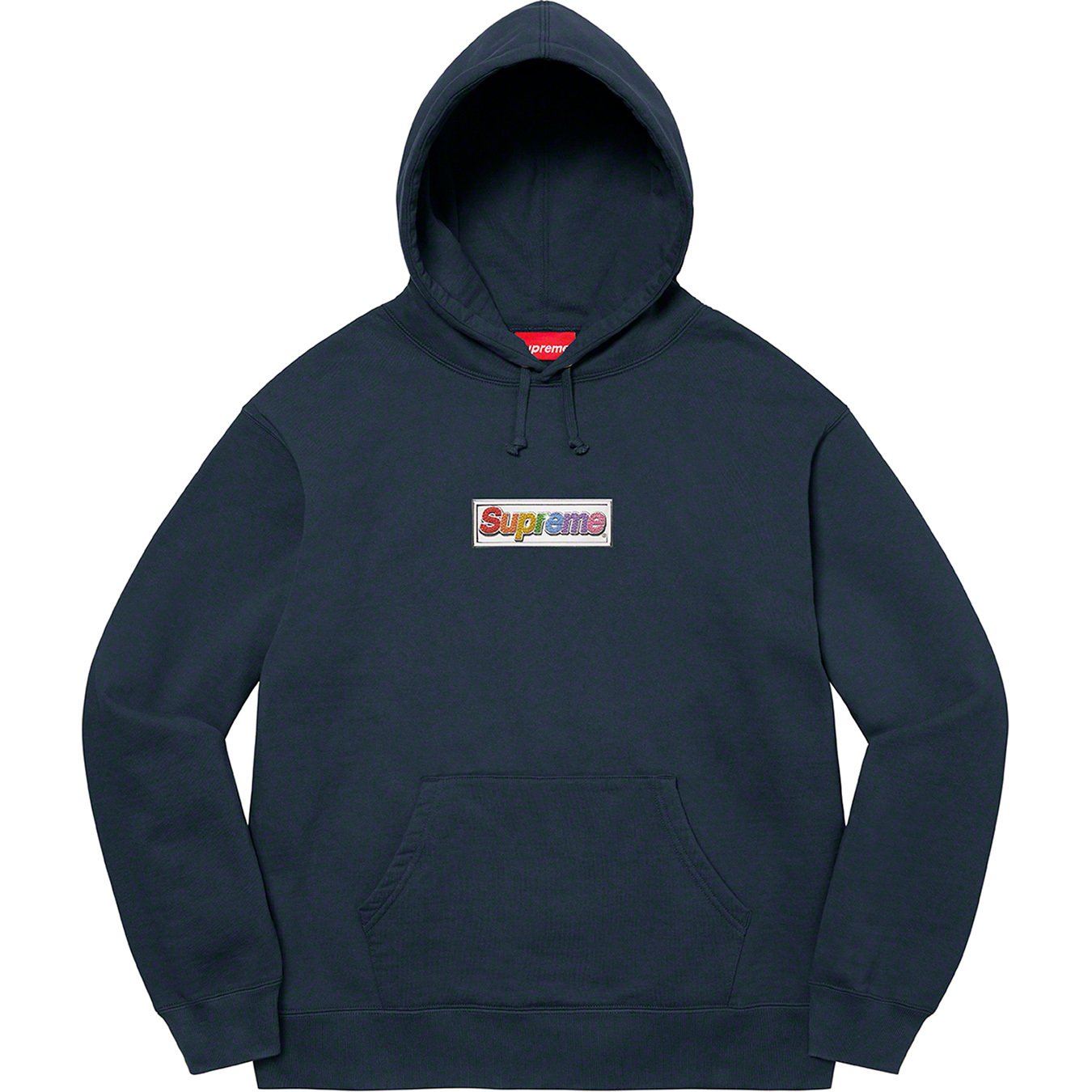 Supreme Bling Box Logo Hooded Sweatshirt