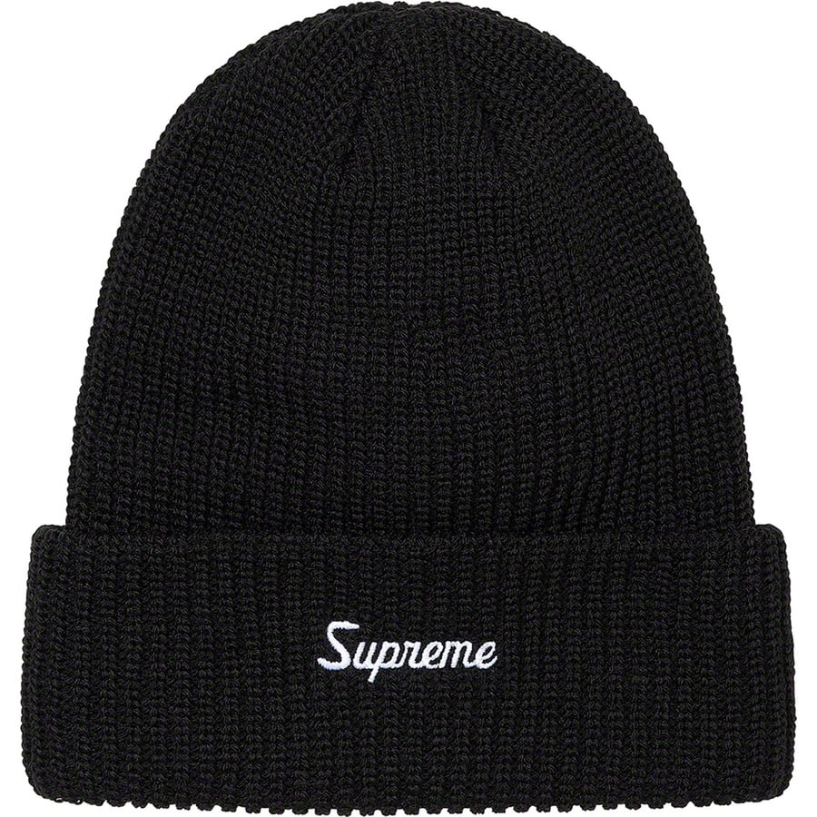 Details on Loose Gauge Beanie Black from spring summer 2022 (Price is $38)