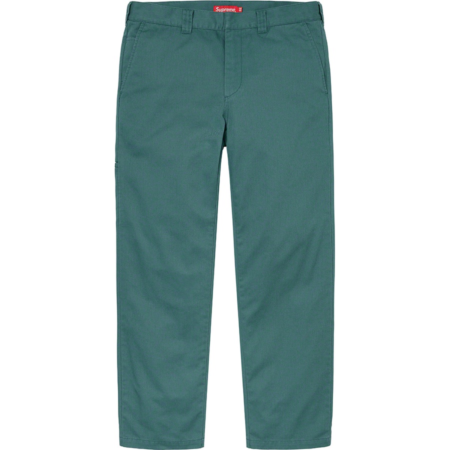 Details on Work Pant Work Green from spring summer 2022 (Price is $128)