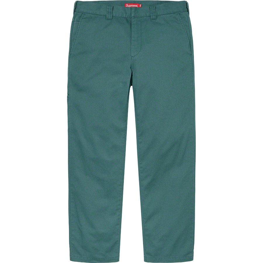 Details on Work Pant Work Green from spring summer
                                                    2022 (Price is $128)