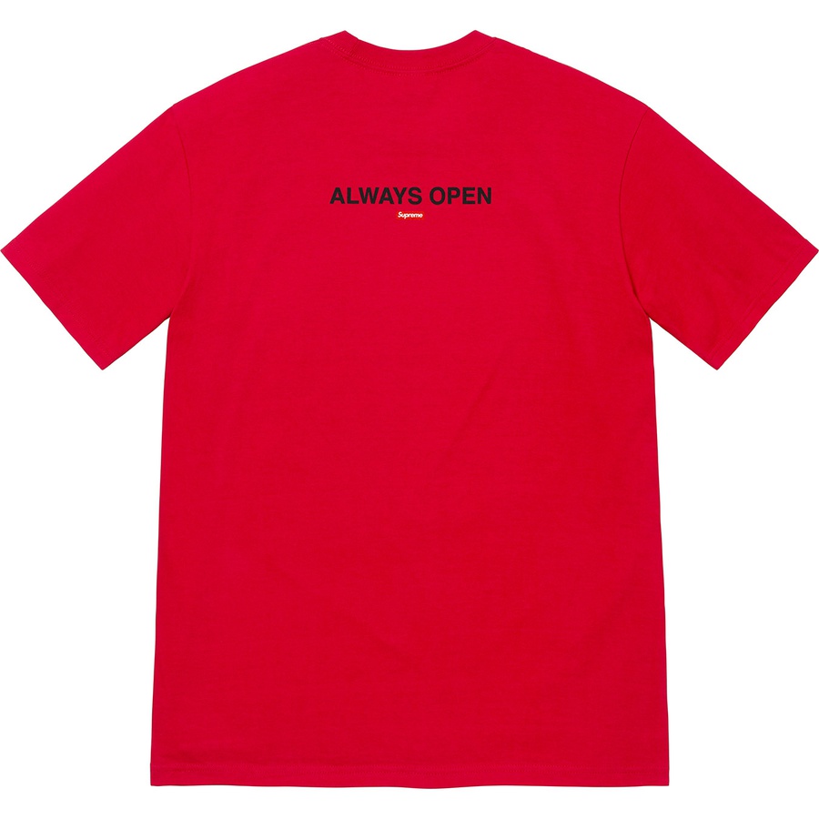 Details on Gas Tee Red from spring summer 2022 (Price is $40)