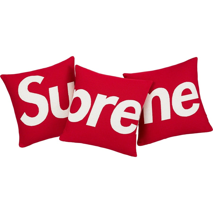 Details on Supreme Jules Pansu Pillows (Set of 3) Red from spring summer
                                                    2022 (Price is $398)