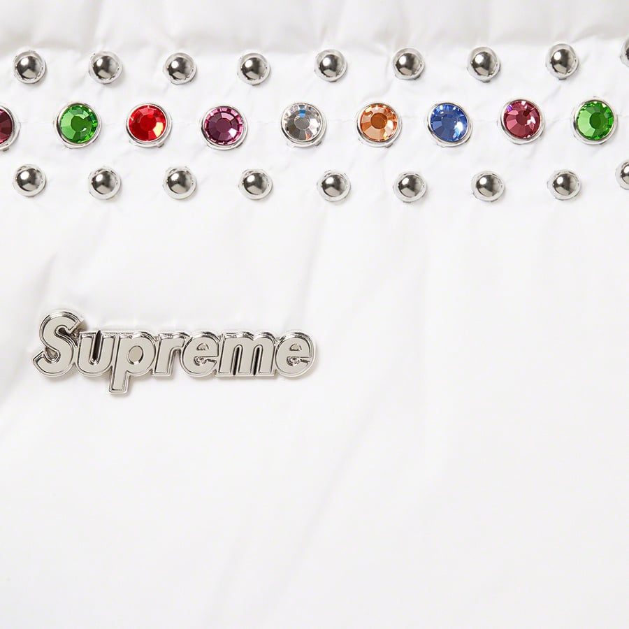 Supreme Supreme B.B. Simon Studded Puffer Jacket (SS22) - White - $698