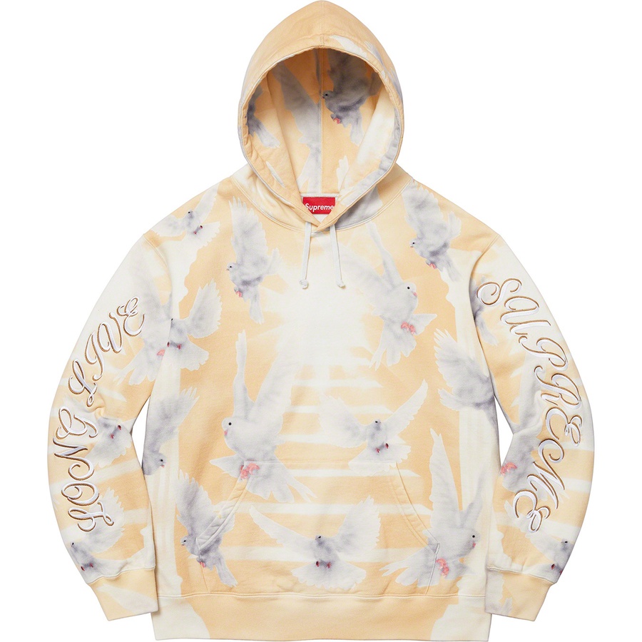 Details on Doves Hooded Sweatshirt Tan from spring summer 2022 (Price is $188)