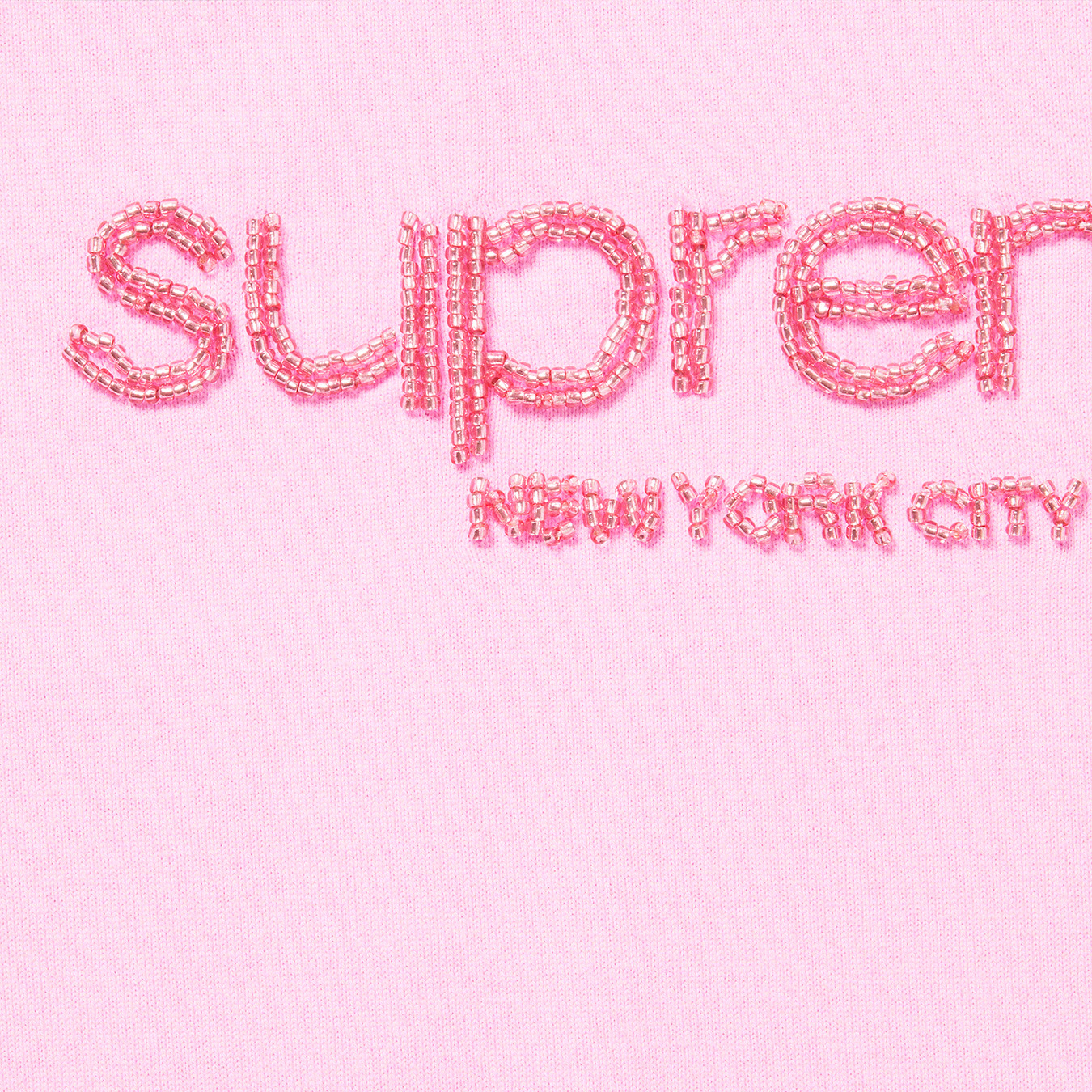 Beaded Logo S S Top - spring summer 2022 - Supreme