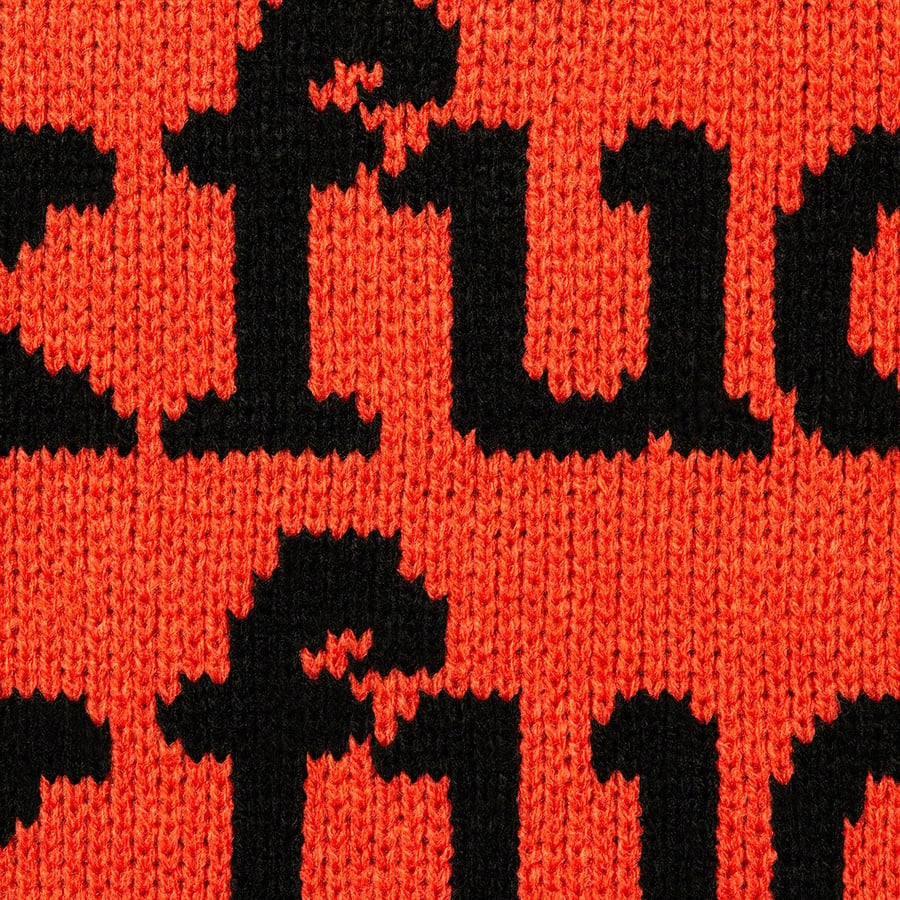 Details on Fuck Sweater Orange from spring summer 2022 (Price is $158)