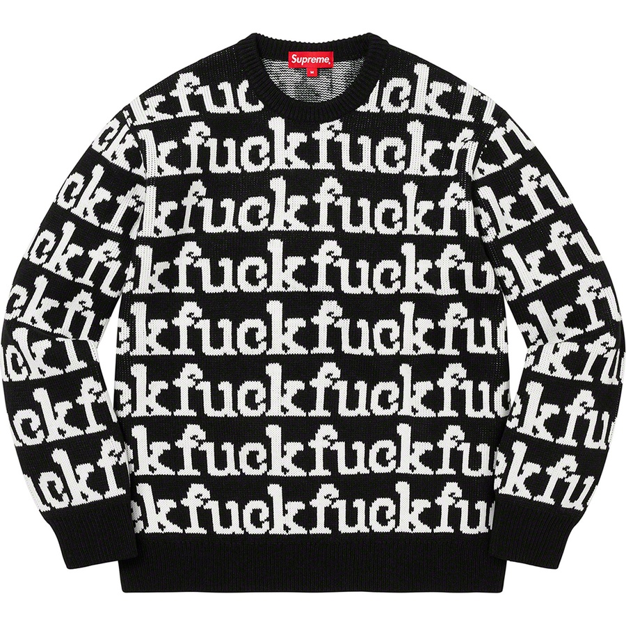 Details on Fuck Sweater Black from spring summer 2022 (Price is $158)
