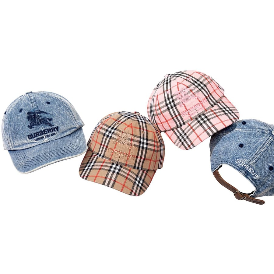 Supreme Supreme Burberry Denim 6-Panel releasing on Week 13 for spring summer 2022