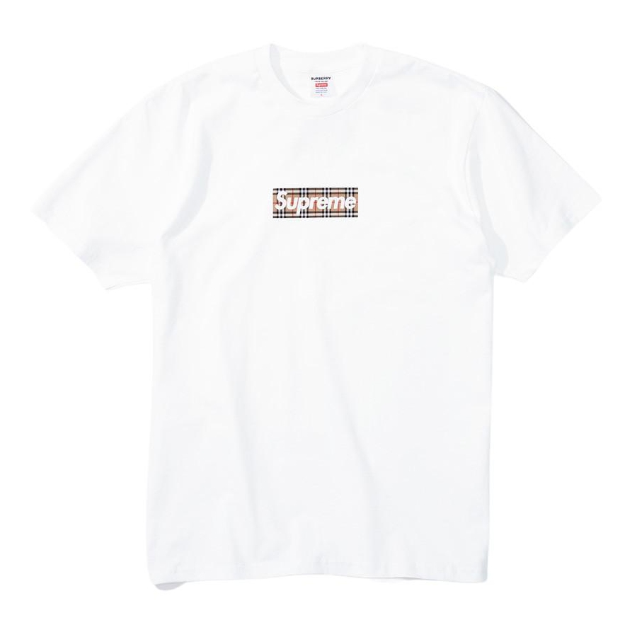 Details on Supreme Burberry Box Logo Tee  from spring summer 2022 (Price is $54)