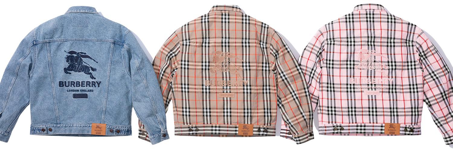 Burberry Denim Trucker Jacket - spring summer 2022 - Supreme