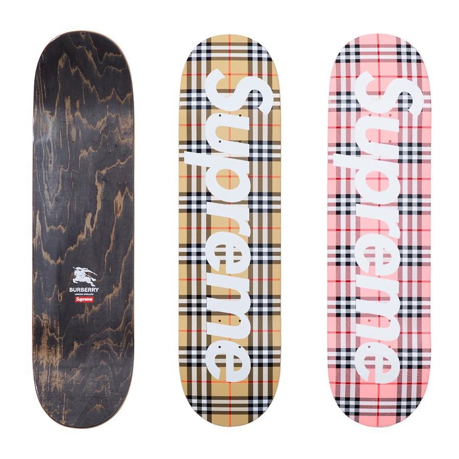 Supreme Supreme Burberry Skateboard releasing on Week 3 for spring summer 2022