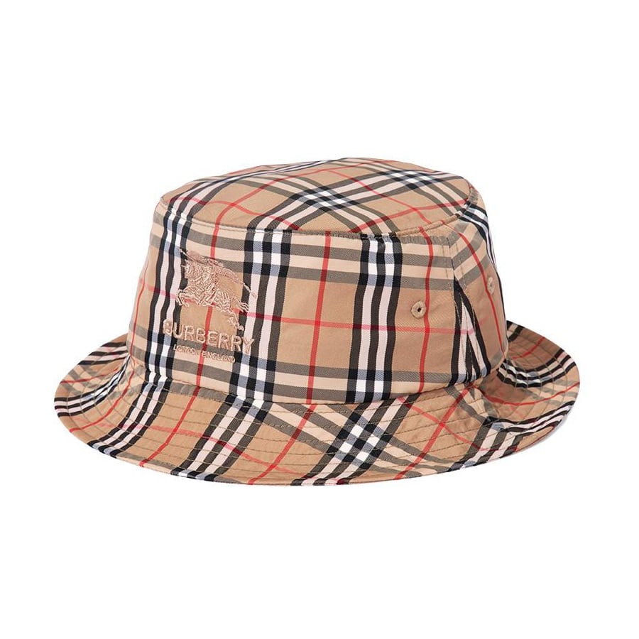 Details on Supreme Burberry Crusher  from spring summer
                                                    2022 (Price is $98)