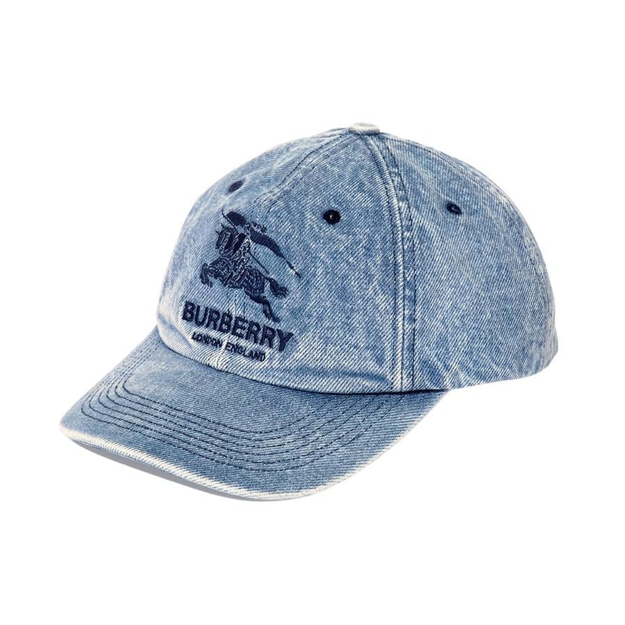 Details on Supreme Burberry Denim 6-Panel  from spring summer
                                                    2022 (Price is $88)