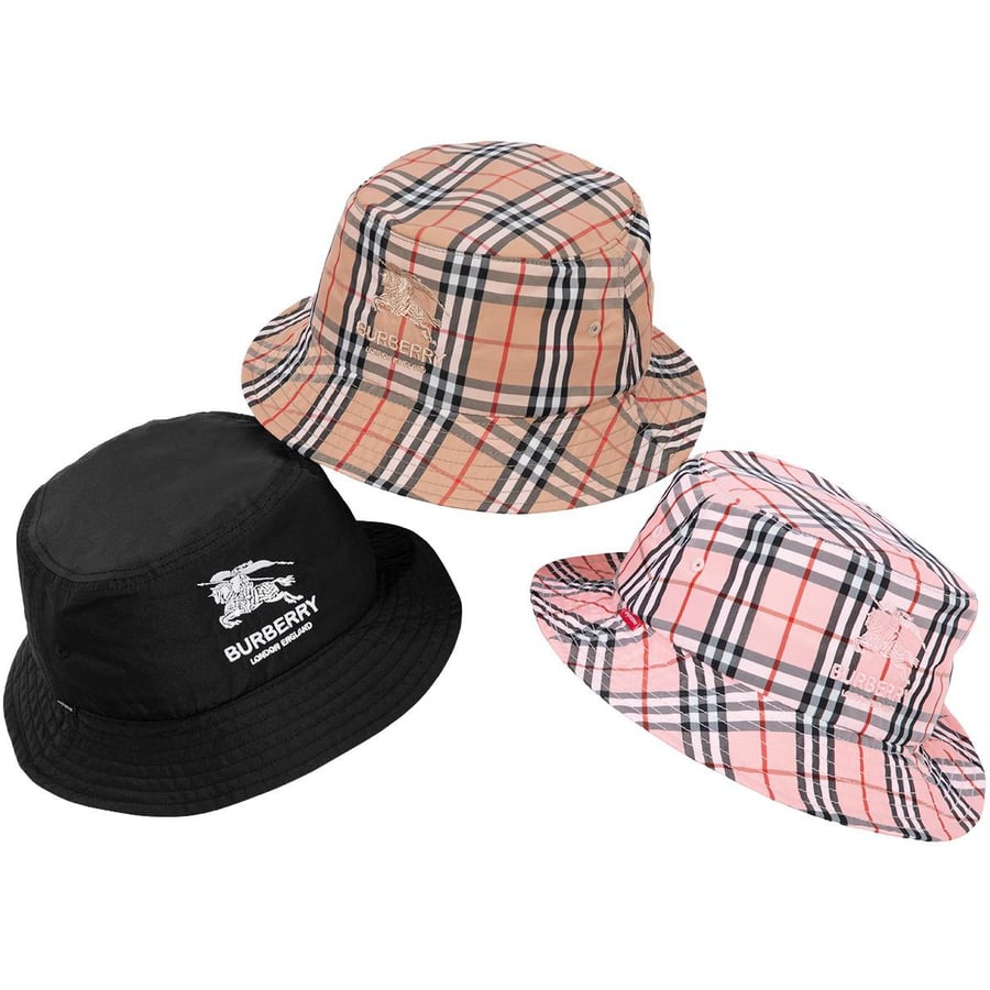 Supreme - Black Fat Tip 'LV' Jacquard Logo Denim Bucket Hat