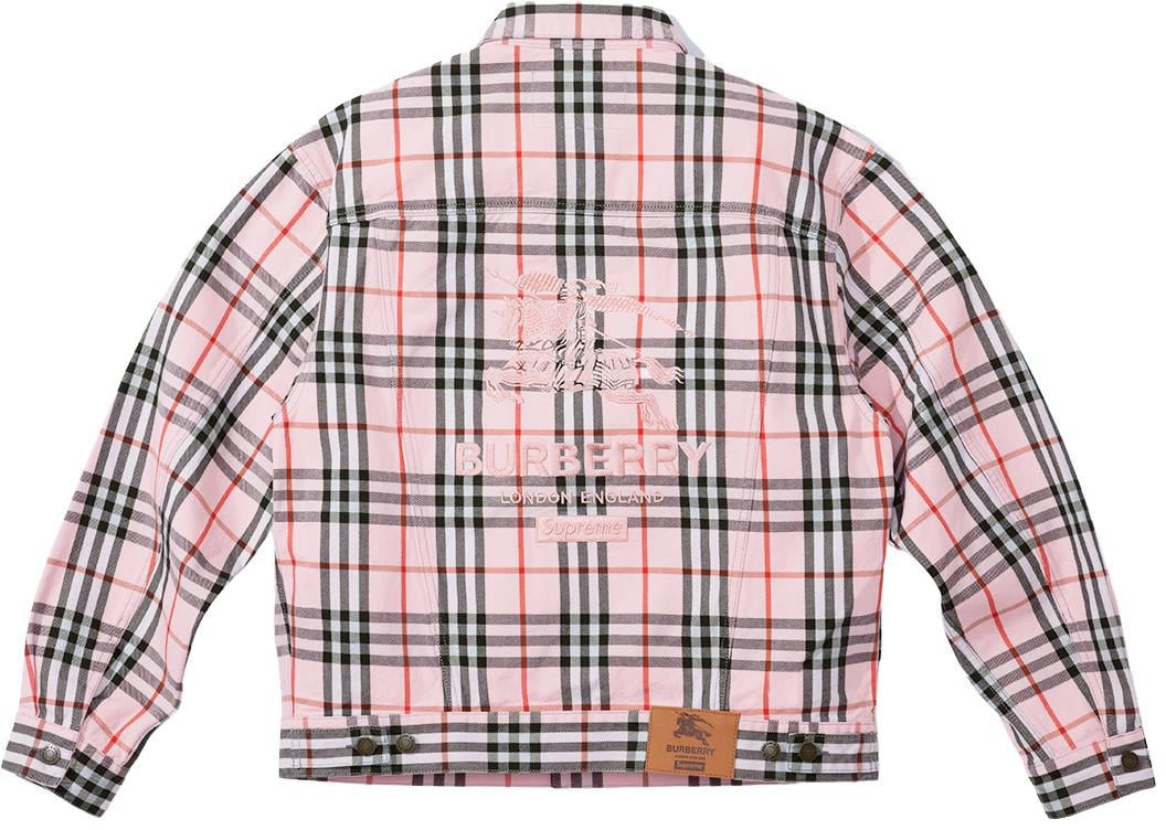 Supreme Denim Trucker Jacket Pink