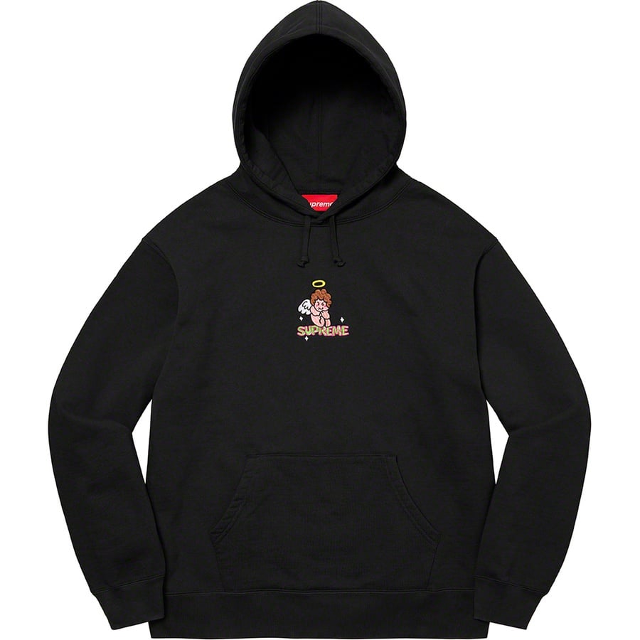 Details on Angel Hooded Sweatshirt Black from spring summer
                                                    2022 (Price is $158)