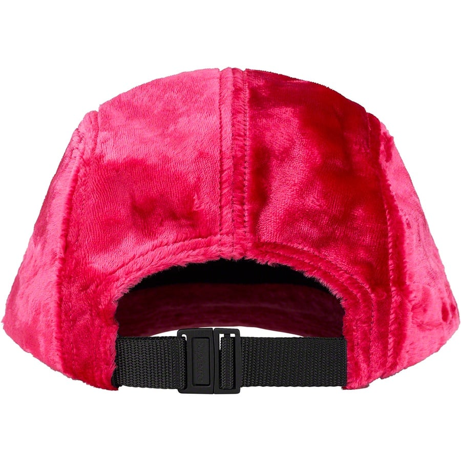 Details on Crushed Velvet Camp Cap Pink from spring summer
                                                    2022 (Price is $54)