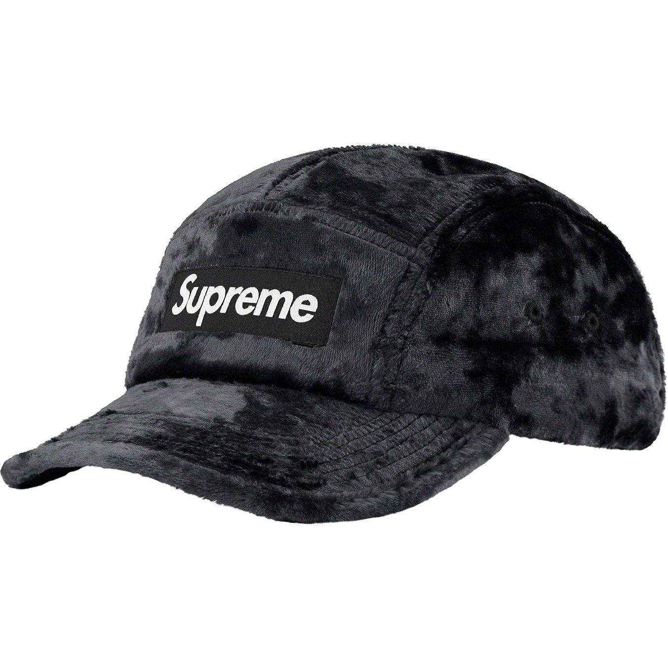 Supreme Crushed Velvet Camp Cap