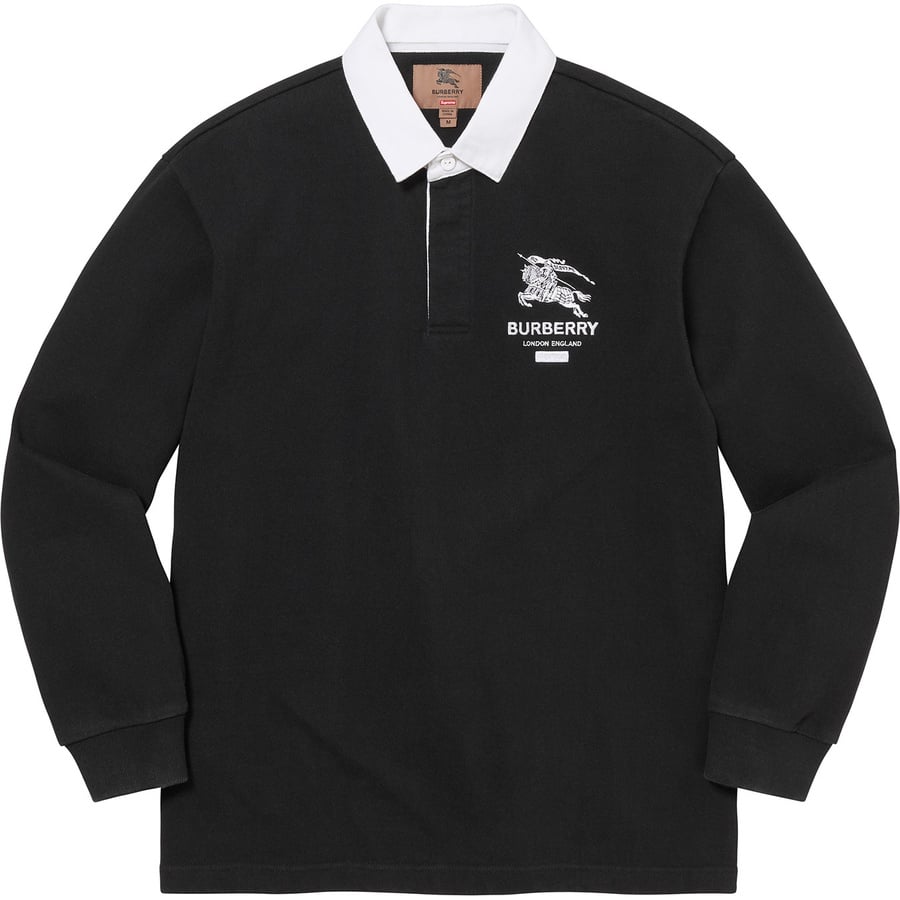 Details on Supreme Burberry Rugby Black from spring summer 2022 (Price is $168)