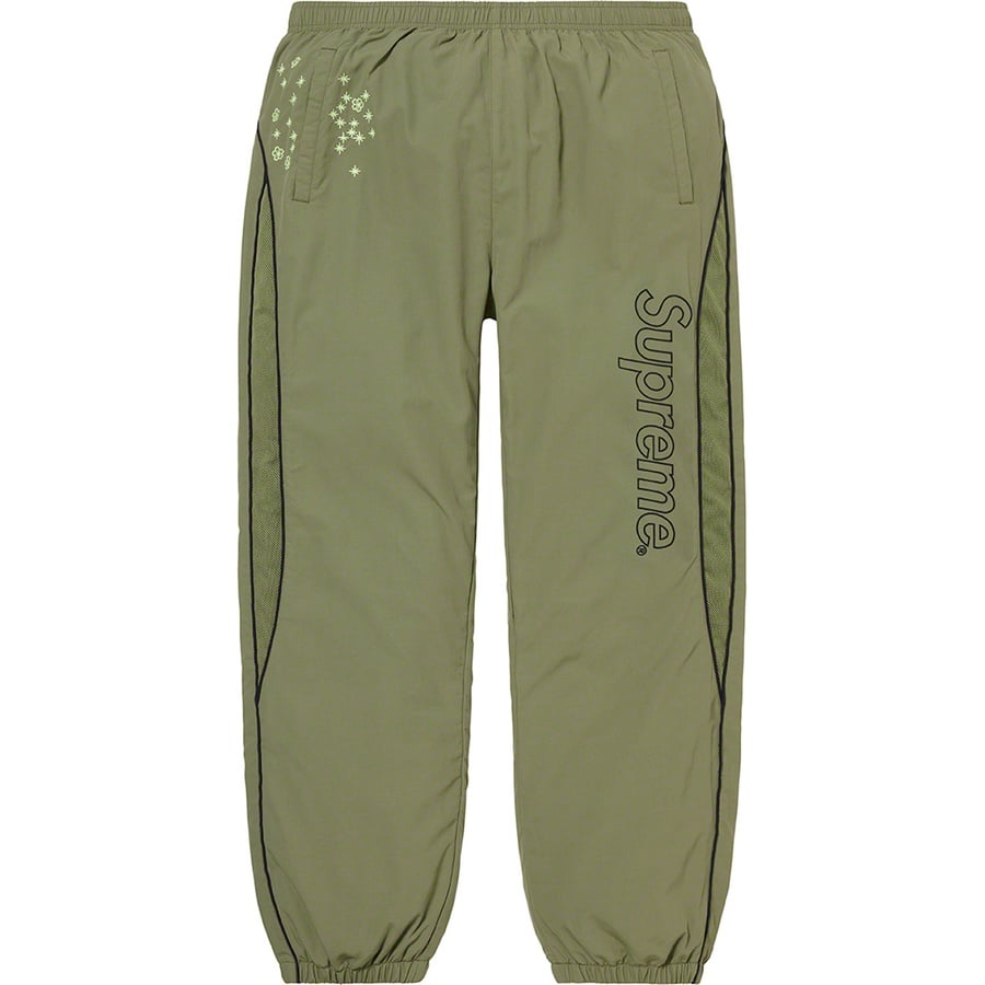 Supreme AOI Glow-in-the-Dark Track Pant (SS22) - Olive - $148