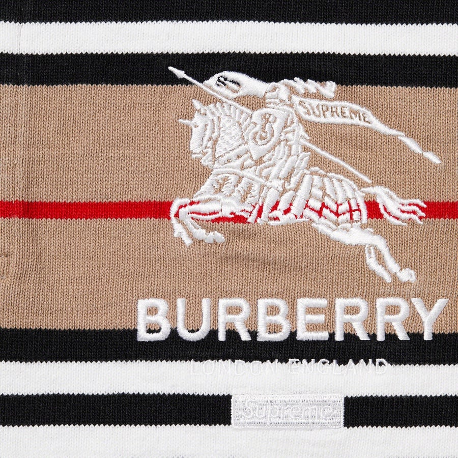 Details on Supreme Burberry Rugby Beige from spring summer
                                                    2022 (Price is $168)