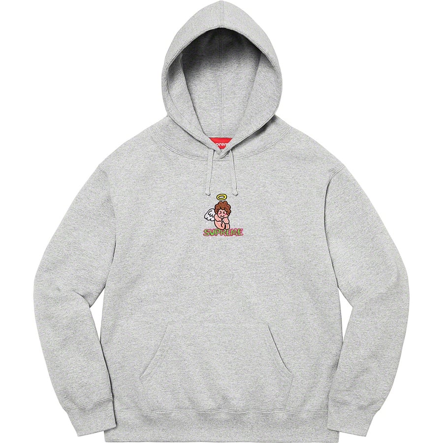 Details on Angel Hooded Sweatshirt Heather Grey from spring summer
                                                    2022 (Price is $158)