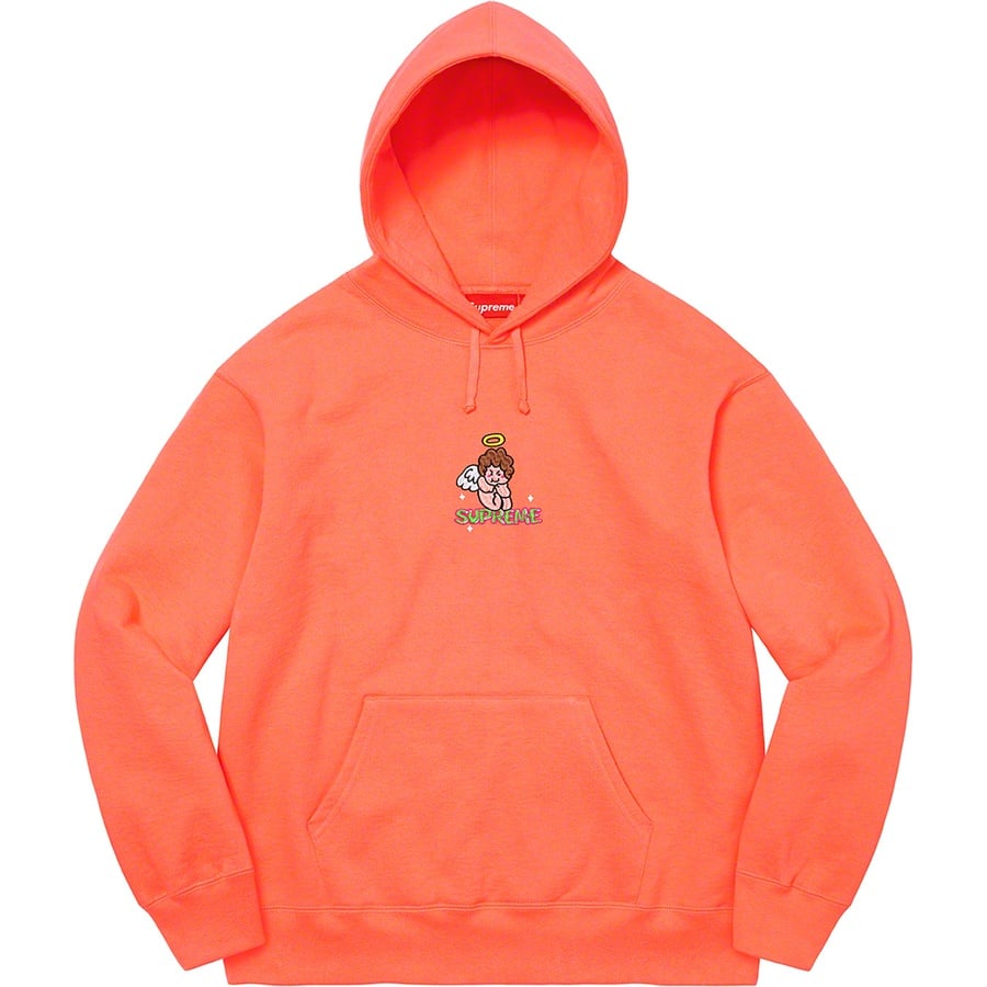 Details on Angel Hooded Sweatshirt Apricot from spring summer
                                                    2022 (Price is $158)