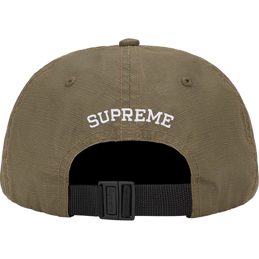 Details on Small Box Coated Linen 6-Panel Olive from spring summer
                                                    2022 (Price is $54)