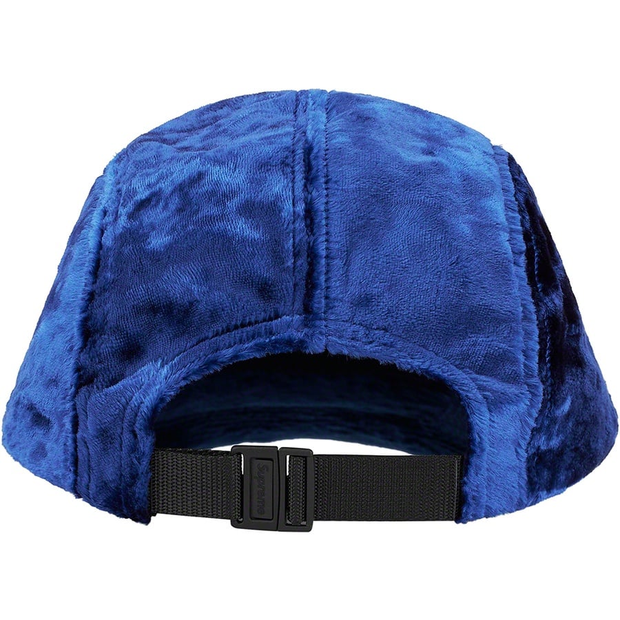 Details on Crushed Velvet Camp Cap Royal from spring summer
                                                    2022 (Price is $54)
