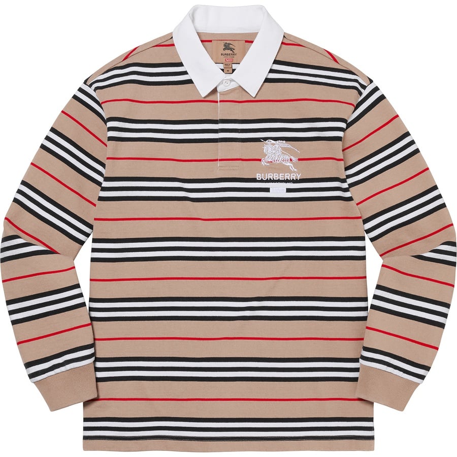 Details on Supreme Burberry Rugby Beige from spring summer
                                                    2022 (Price is $168)