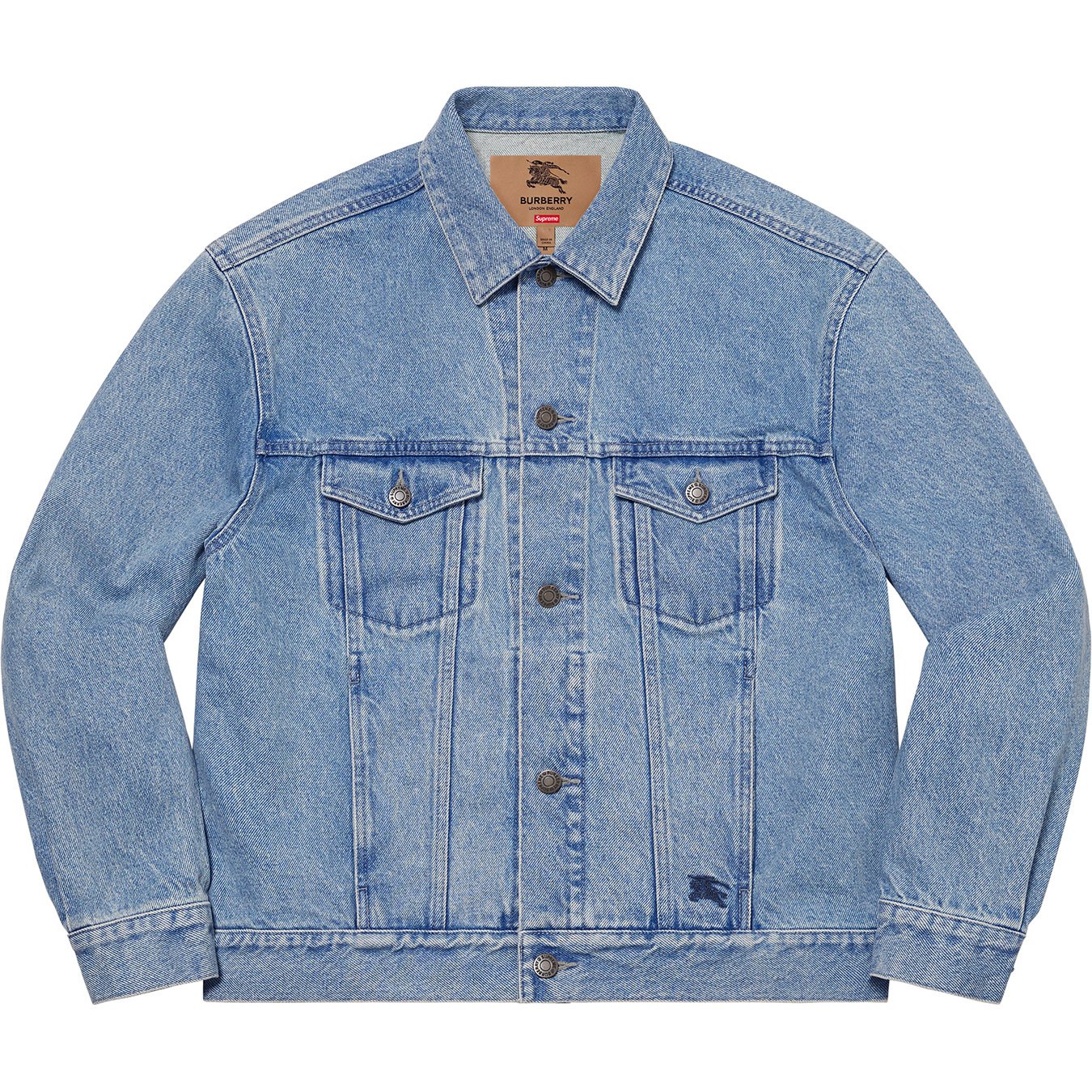 Burberry Denim Trucker Jacket - spring summer 2022 - Supreme