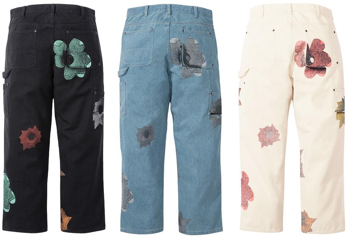 Nate Lowman Double Knee Painter Pant - spring summer 2022 - Supreme