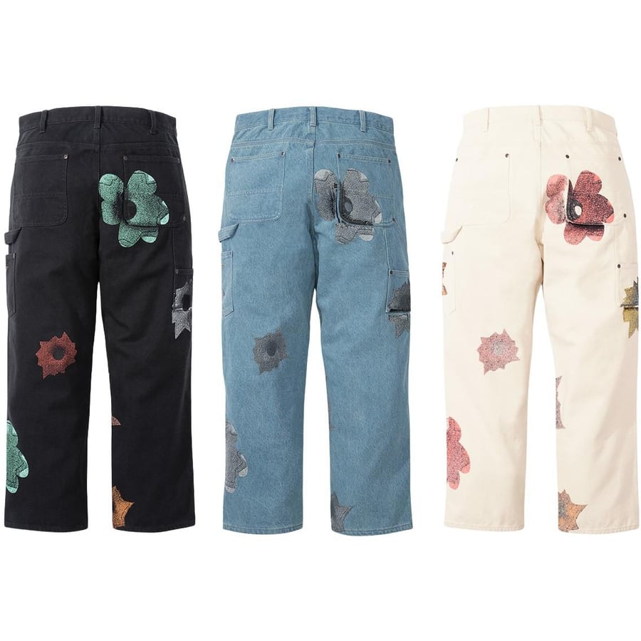 Details on Nate Lowman Double Knee Painter Pant  from spring summer
                                                    2022 (Price is $188)