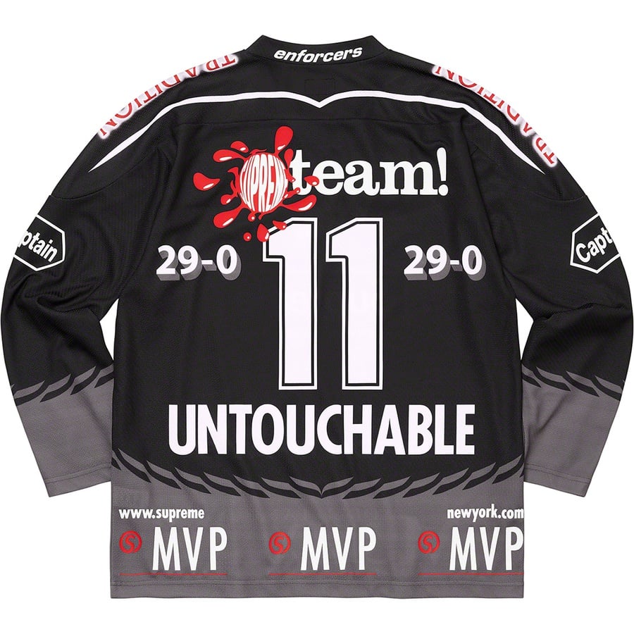 Supreme Eagle Hockey Jersey (SS22) - Black - $138