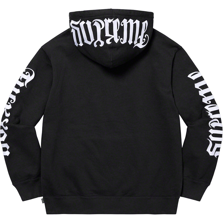 Details on Ambigram Hooded Sweatshirt Black from spring summer 2022 (Price is $158)
