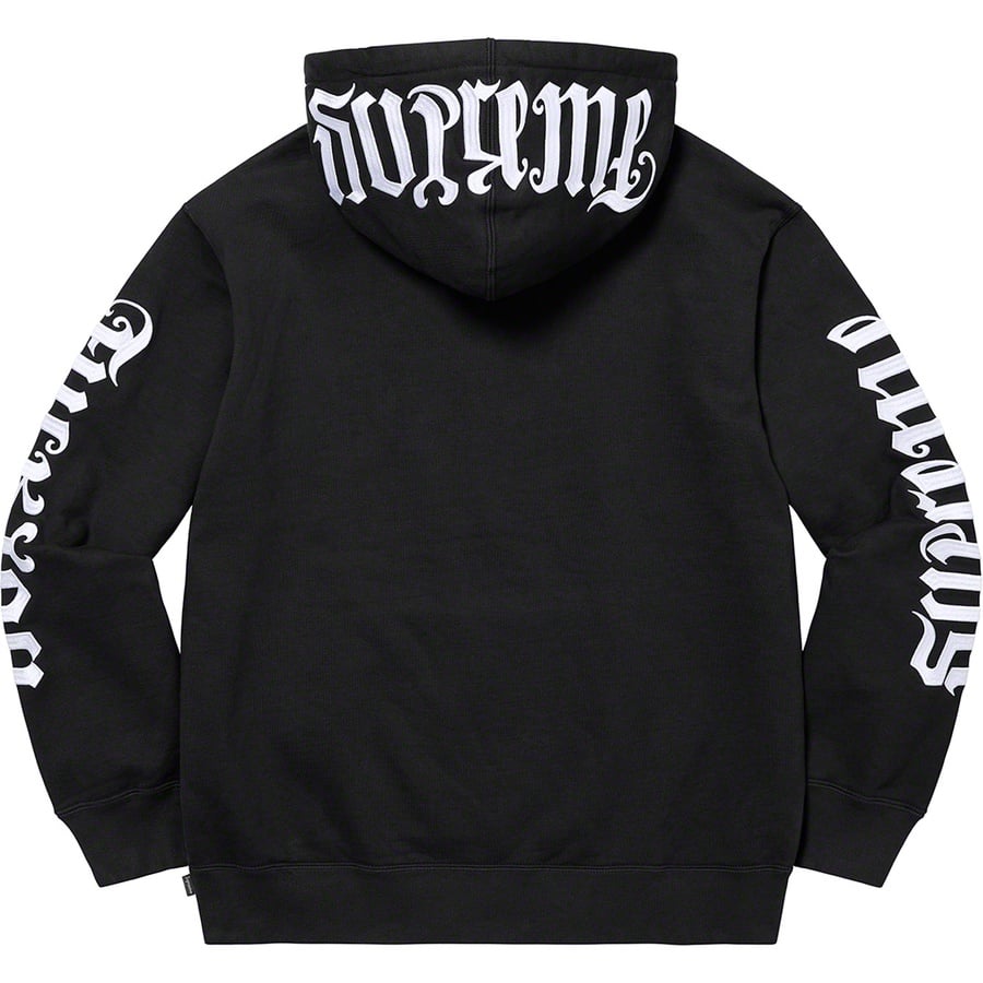 Details on Ambigram Hooded Sweatshirt Black from spring summer
                                                    2022 (Price is $158)