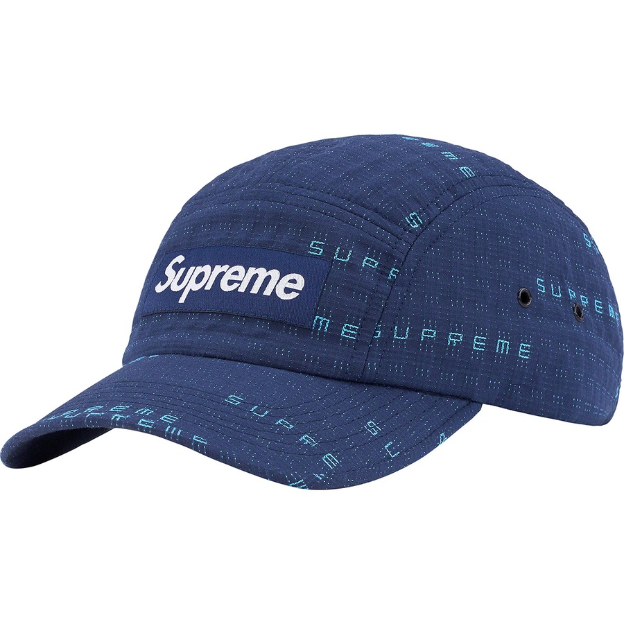 Details on Stitch Jacquard Camp Cap Navy from spring summer 2022 (Price is $48)