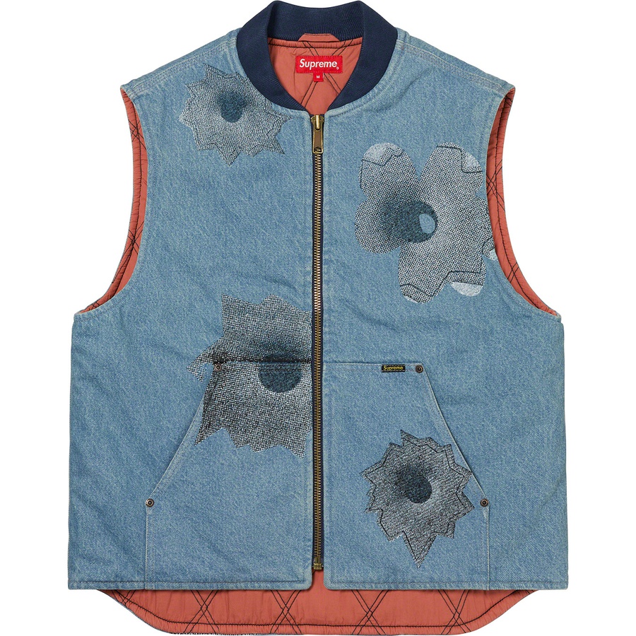 Details on Nate Lowman Work Vest Denim from spring summer
                                                    2022 (Price is $188)