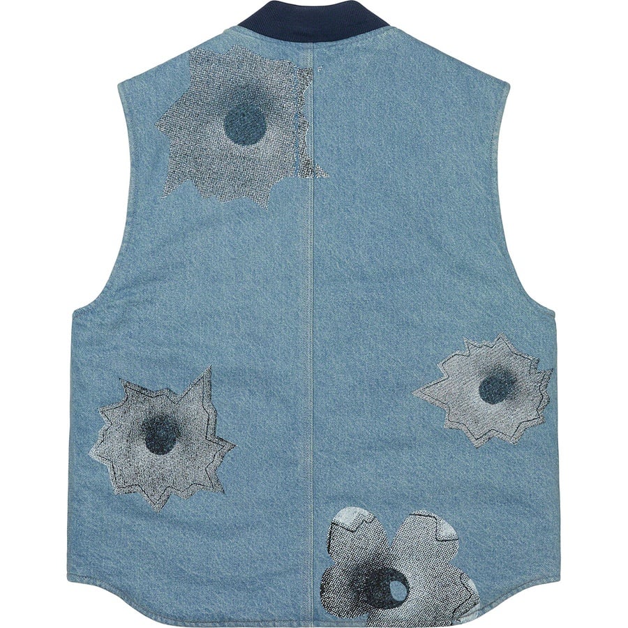 Details on Nate Lowman Work Vest Denim from spring summer
                                                    2022 (Price is $188)