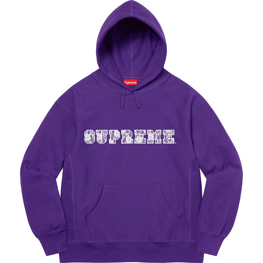 Details on Lace Hooded Sweatshirt Purple from spring summer
                                                    2022 (Price is $158)